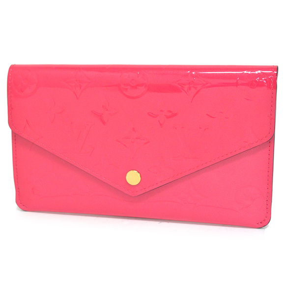 Louis Vuitton Portfoy Jeanne wallet long wallet Vernis HotPink - Picture 1 of 5